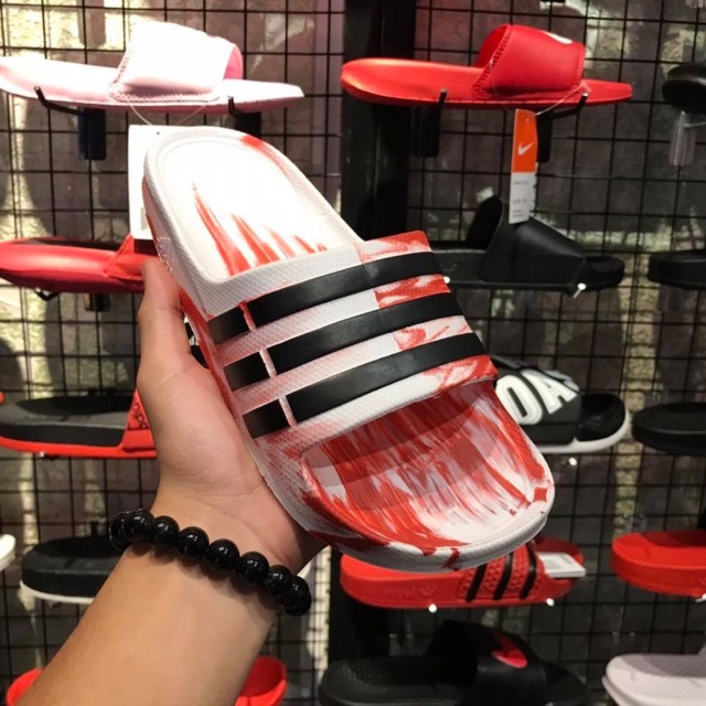 xa kho DÉP ADIDAS DURAMO SLIDE CHÍNH HÃNG - FULL BOX . [ SALE ] . . 🌟 2020 . : ₁ < .