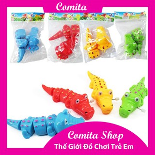 Đồ chơi Cá Sấu vặn cót uốn lượn bò khỏe siêu đáng yêu cho bé COMITA