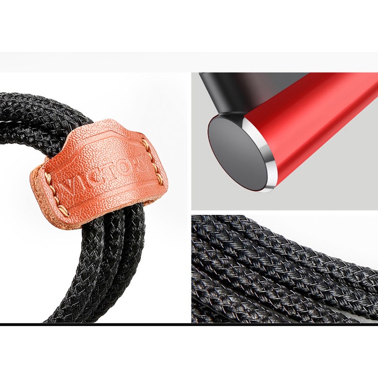 Dây sạc 3 đầu Baseus cho gamer ip micro usb type c - Cáp 3 trong chân gập