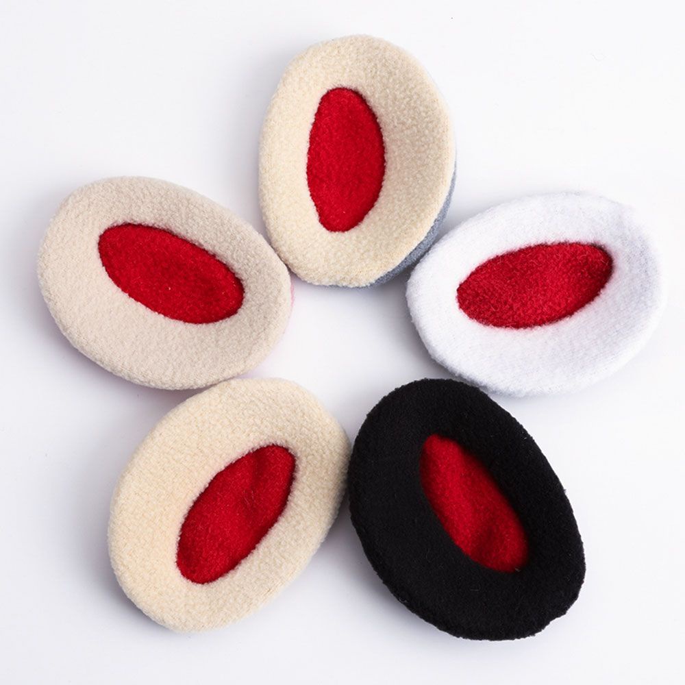 Bông Chụp Tai Bằng Vải Lông Cừu Ấm Áp Nhiều Màu Sắc Thời Trang Mùa Đông Cho Người Lớn Và Trẻ Em