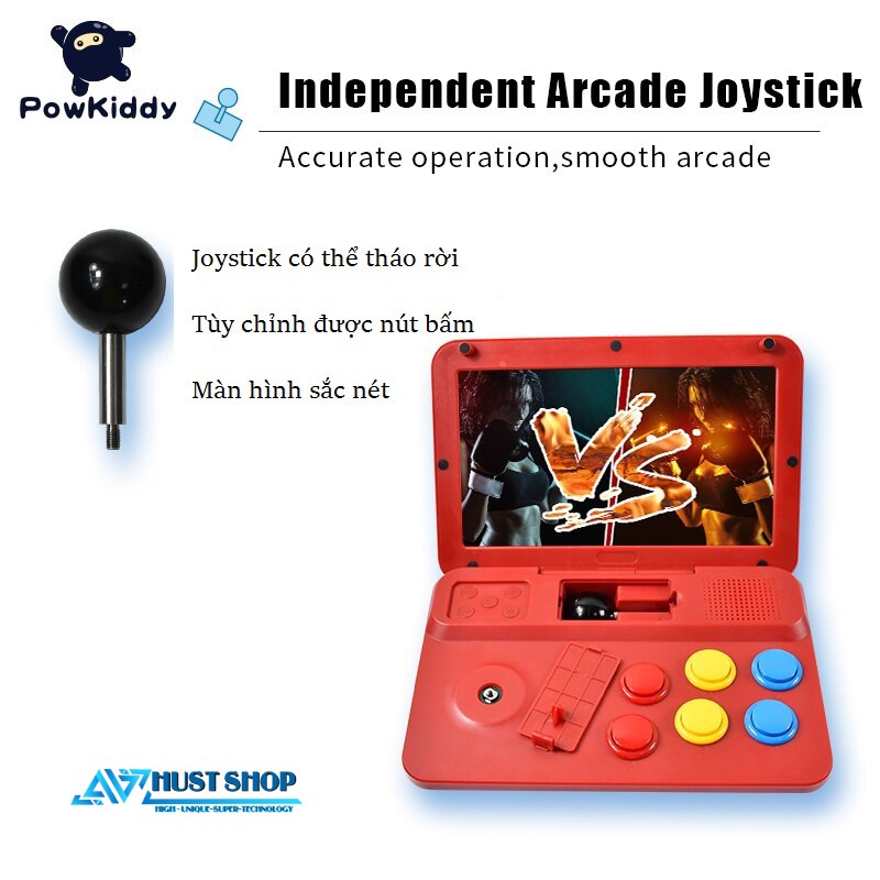 Máy Chơi Game Powkiddy A13 Màn Hình 10.1inch Chơi 11+ Dòng Game Arcade/GBA/PS1...