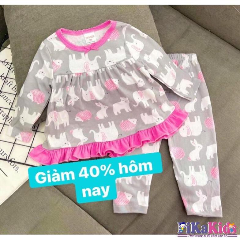 Bộ dài tay babydoll borip cho bé gái sỉ bộ dài tay cho bé hcm hồ chí minh - anna gymkids