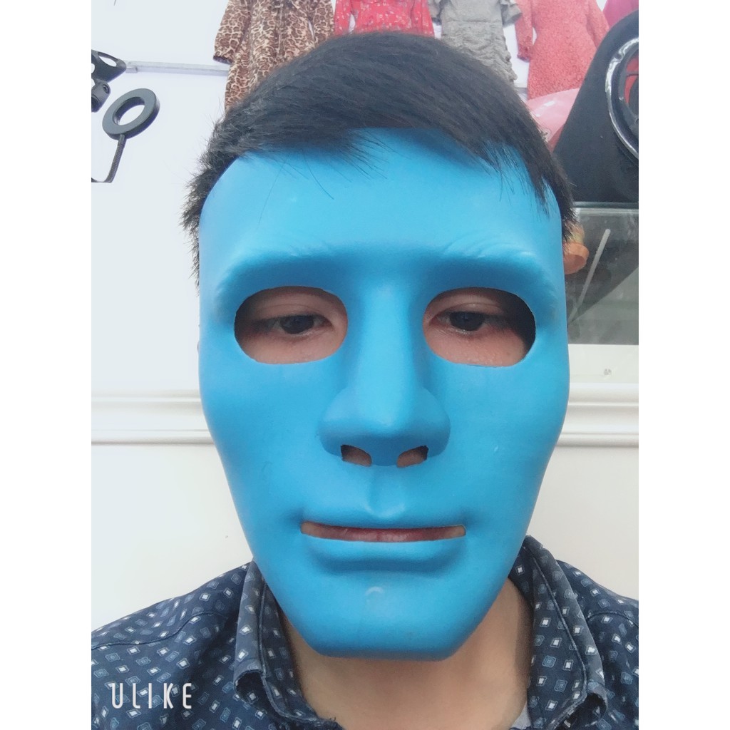 Mặt Nạ Hóa Trang Jabbawockeez MÀU XANH DƯƠNG Mặt Nạ Cosplay đẹp hacker