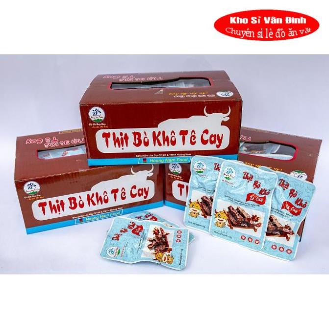 Thịt bò khô tê cay   gói 12gram | BigBuy360 - bigbuy360.vn