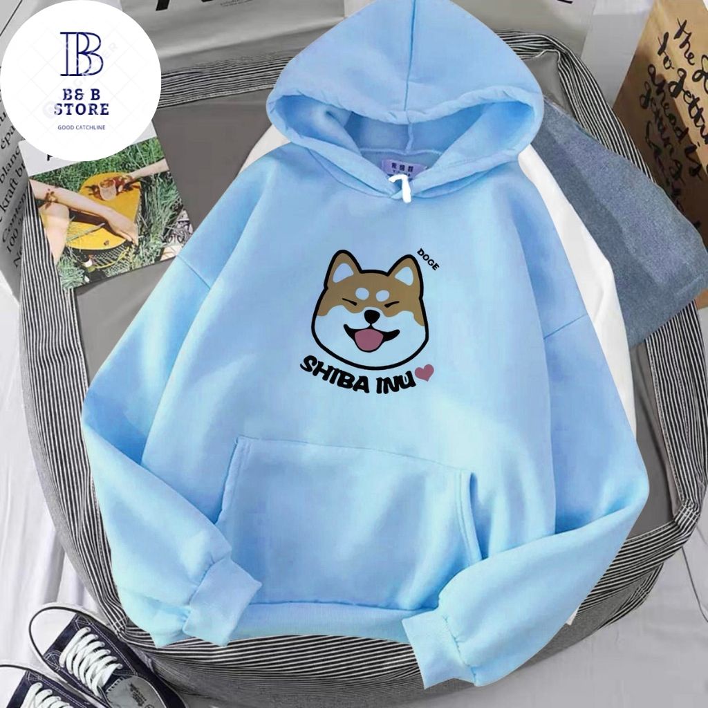 ÁO HOODIE IN CÚN SIBA NHIỀU MÀU NHIỀU SIZE DỄ THƯƠNG