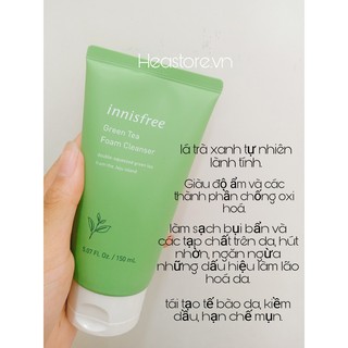 [Mẫu Mới] Sữa Rửa Mặt Innisfree 150ml {FREESHIP TOÀN QUỐC}