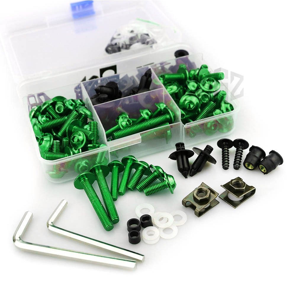 Bộ Bu Lông + Ốc Vít Nhôm Cnc Cho Xe Mô Tô Kawasaki Versys-X 250 / 300 Versys 650 Versys 1000 Z250 Z300 Z650 Z750 Z800 Z900 Z1000