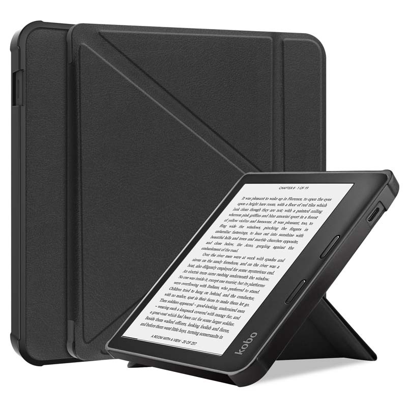 Bao da chống sốc họa tiết dễ thương kiêm giá đỡ cho Kobo Libra 2 Libra2