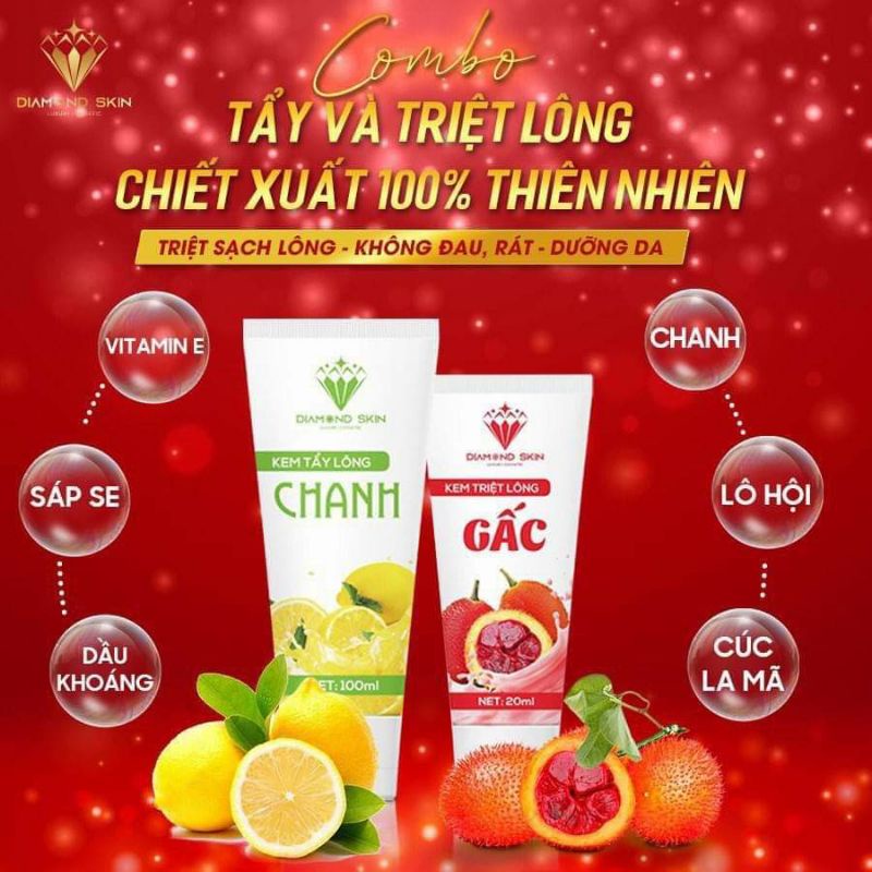 Combo Gel tẩy lông