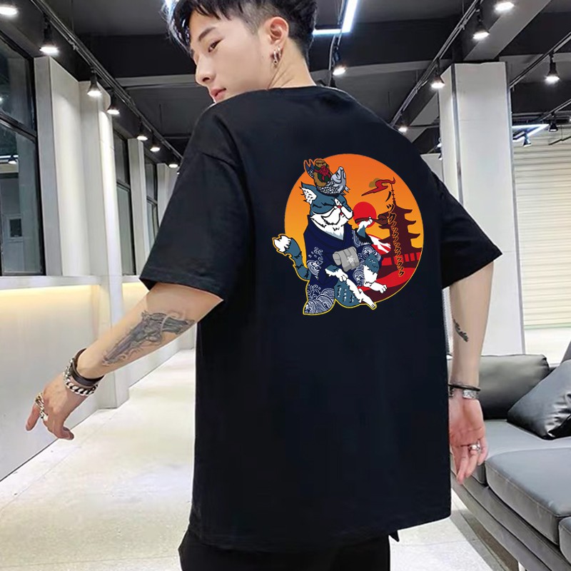 <SMLshop> Áo thun unisex CAT OLDMAN | BigBuy360 - bigbuy360.vn