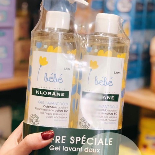 GEL TẮM GỘI #KLORANE BEBE MẪU MỚI