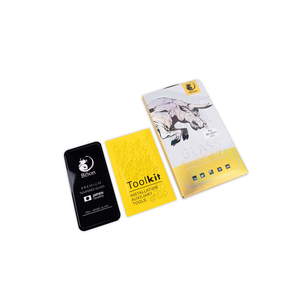 Cường lực Bison 7/7Plus/8/8Plus/X/Xr/Xs/XSM/11/11P/11PM/12/12mini/12P/12PM