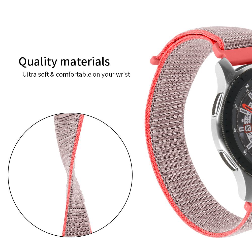 Dây Đeo Nylon 20mm / 22mm Thay Thế Cho Đồng Hồ Thông Minh Samsung Galaxy Watch 3 41mm / 45mm