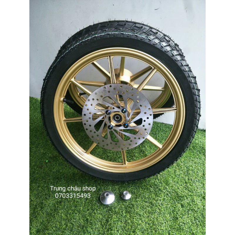 CẶP MÂM X1R GẮN EX 150 KÈM DĨA ỐC FUll VỎ CHEETAH KO RUỘT 70.80 RÁP NHƯ RIN KO CHẾ CHÁO