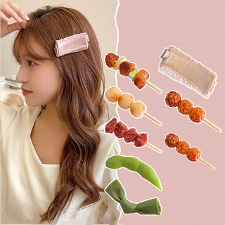 Kẹp tóc thiết kế kiểu đồ ăn sáng tạo vui nhộn dễ thương