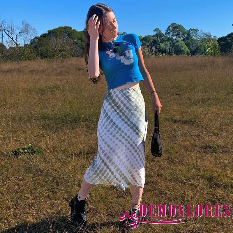 Chân Váy Chữ A Lưng Cao Thời Trang Cho Nữ