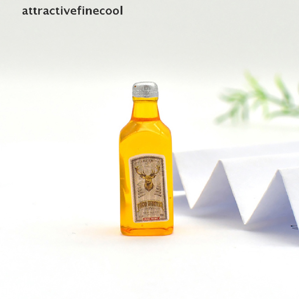 Set 5 Chai Rượu Mini Tỉ Lệ 1 / 12 Xinh Xắn Dùng Để Trang Trí Nhà Búp Bê