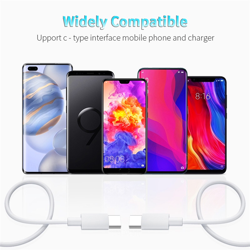 Dây Cáp KAXOE Sạc Nhanh 4.0 USBC PD 60W Nối Đầu USB C Với Đầu USB Type C