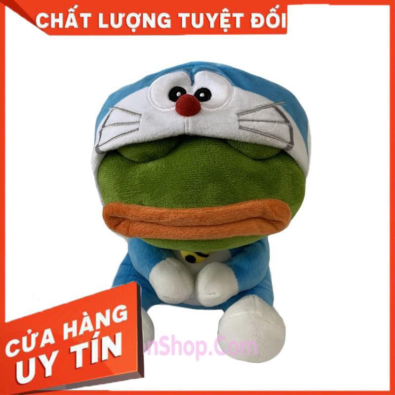 Ếch xanh pepe lai Doremon - Frog Pepe