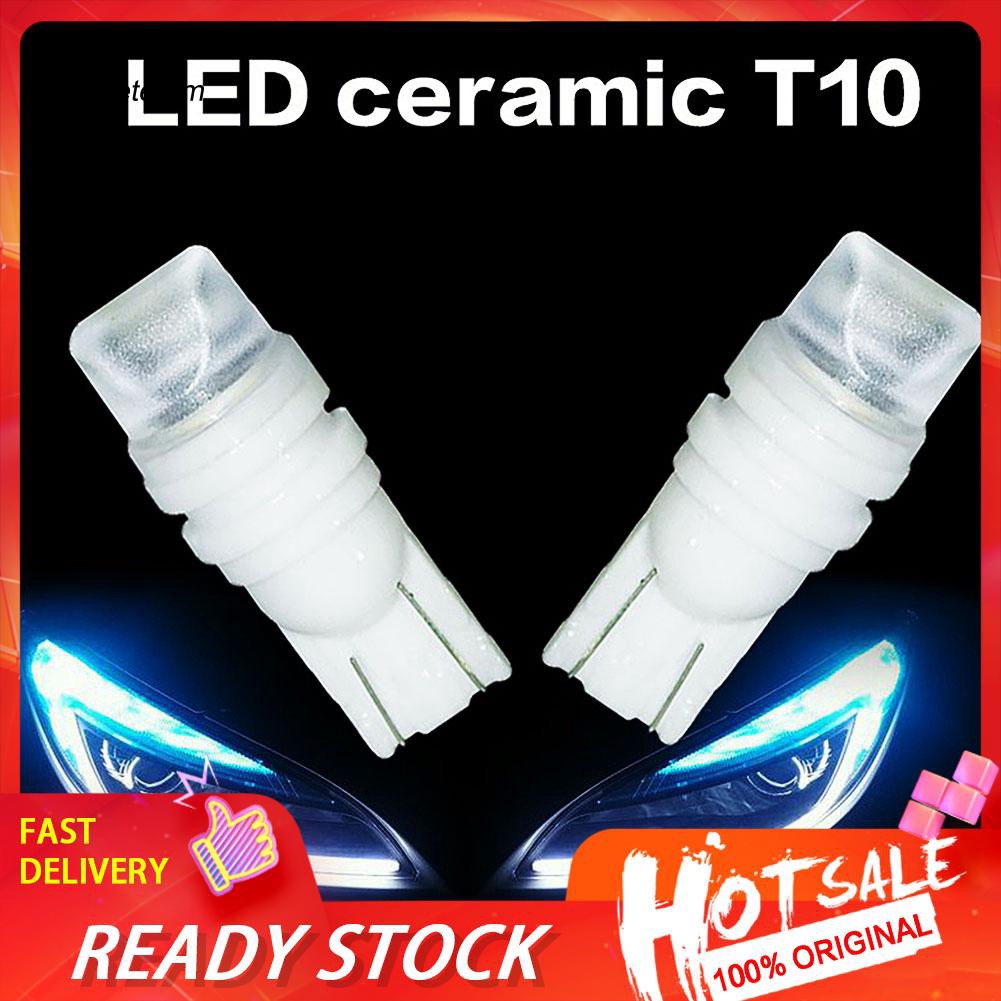 2 Bóng Đèn Led T10 W5W Siêu Sáng Cho Xe Hơi