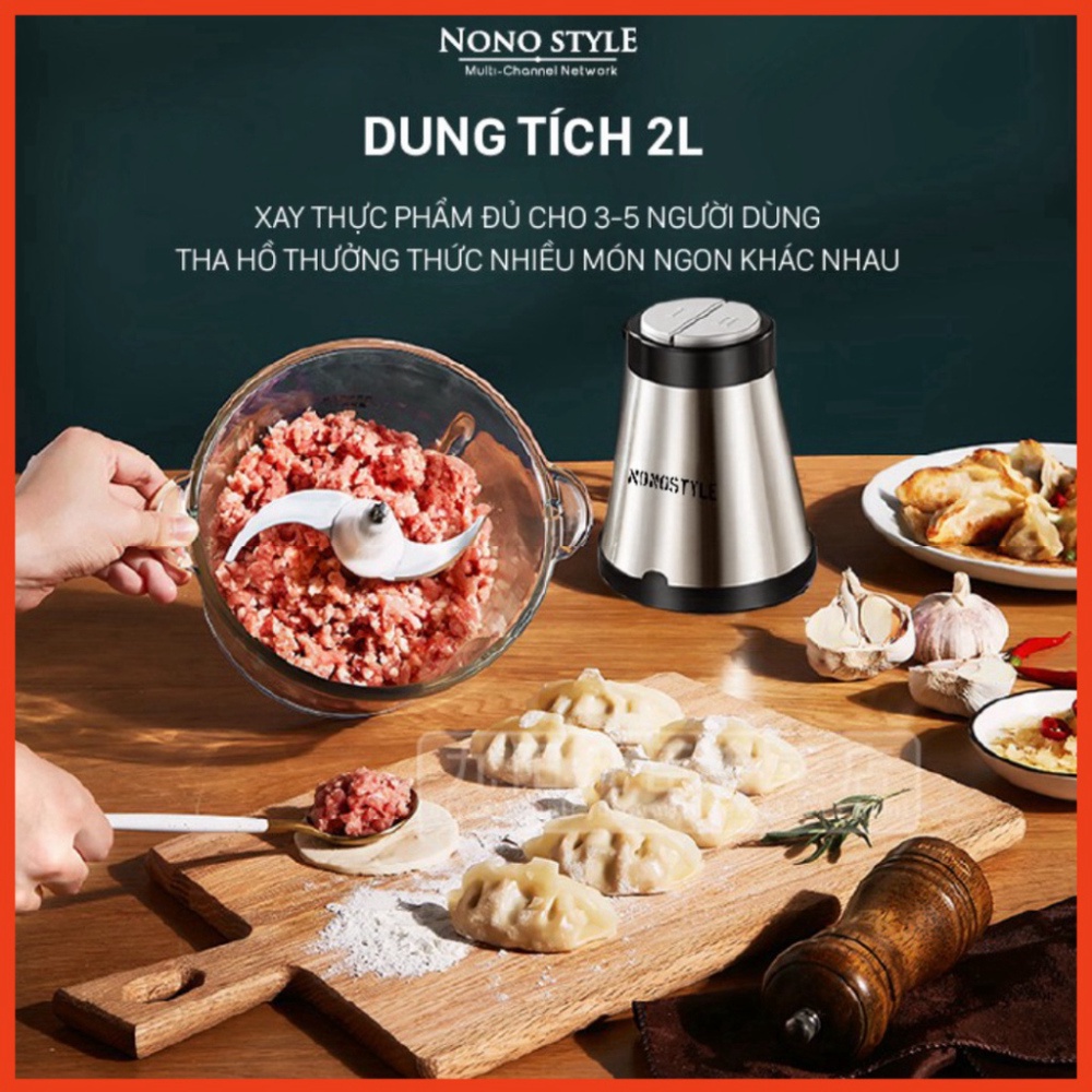 Máy xay thịt thực phẩm đa năng - Thiết bị xay trộn nghiền - BH 6 THÁNG