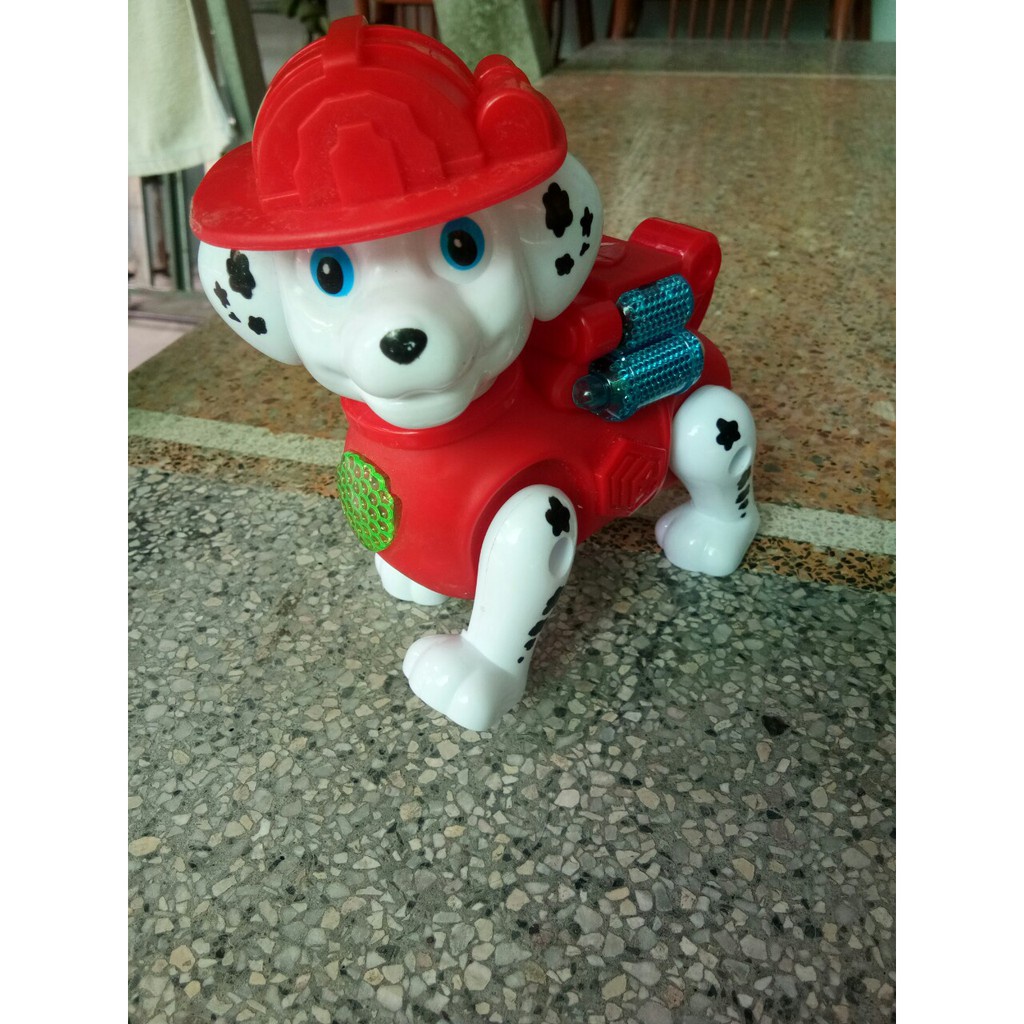 Chó cứu hộ chạy pin nhạc đèn