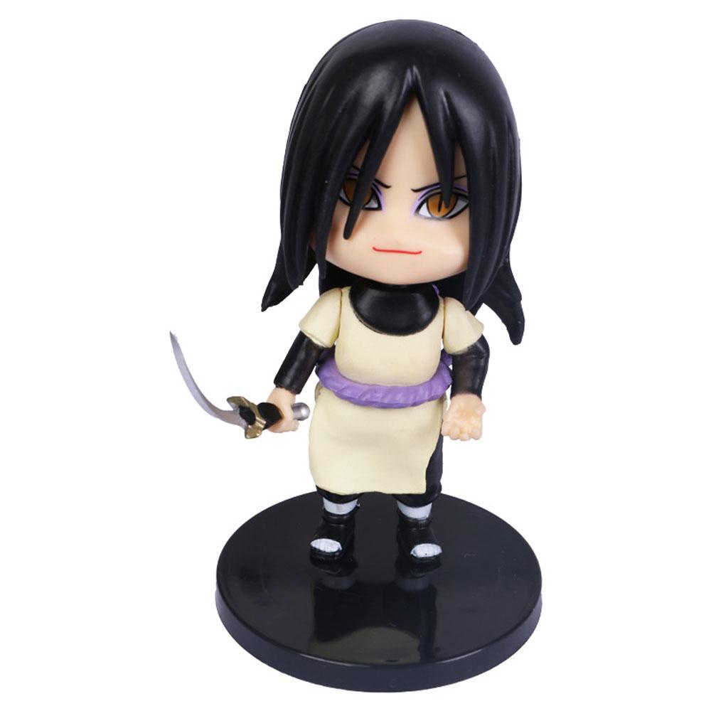 Bộ 6 Mô Hình Nhân Vật Naruto Thu Nhỏ Hinata Uzumaki Uchiha Sasuke Itachi Dùng Để Trang Trí