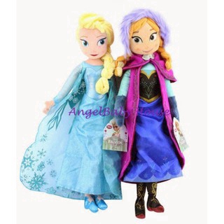 Búp bê công chúa Elsa &amp; Anna nhồi bông tùy chọn 40cm trang trí Giáng Sinh