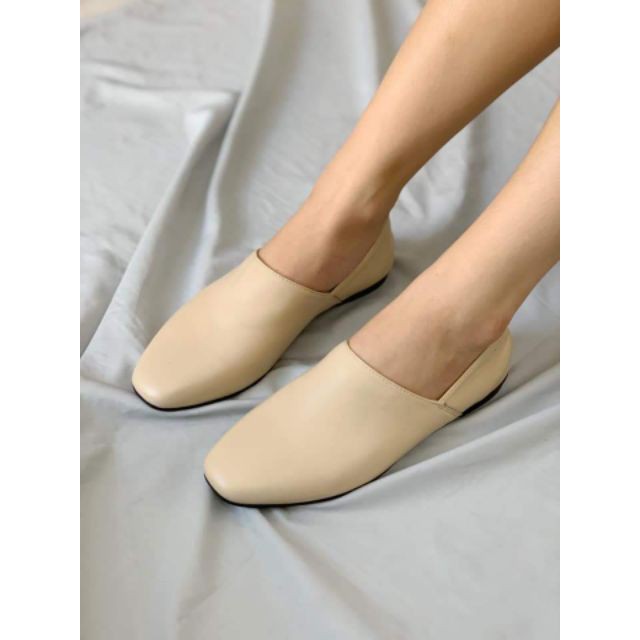 Giày bệt slipon, giày nữ da thật, mũi vuông, siêu mềm | BigBuy360 - bigbuy360.vn