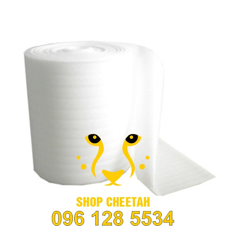 [Cuộn 150m x 45cm] Xốp mút trắng 2mm chống sốc cho hàng hóa dễ vỡ – Màng xốp Foam dùng trong vận chuyển hàng và lót sàn