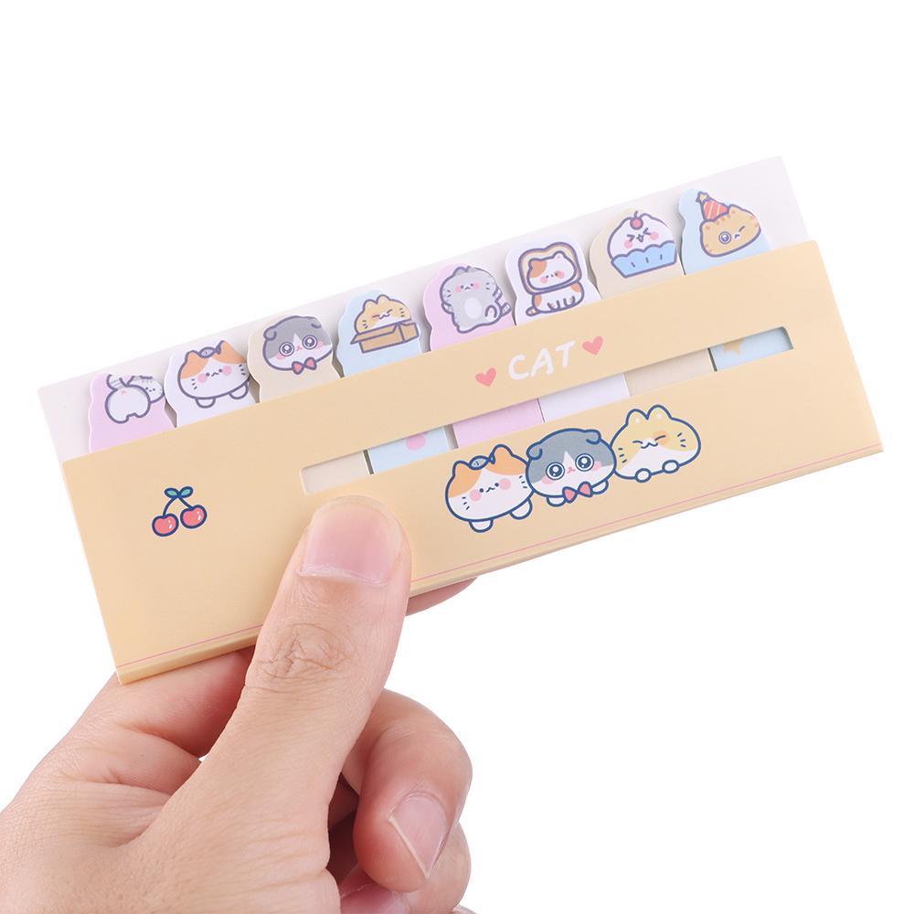PISTA Set 15 Tấm Giấy Ghi Chú Họa Tiết Hoạt Hình Đáng Yêu