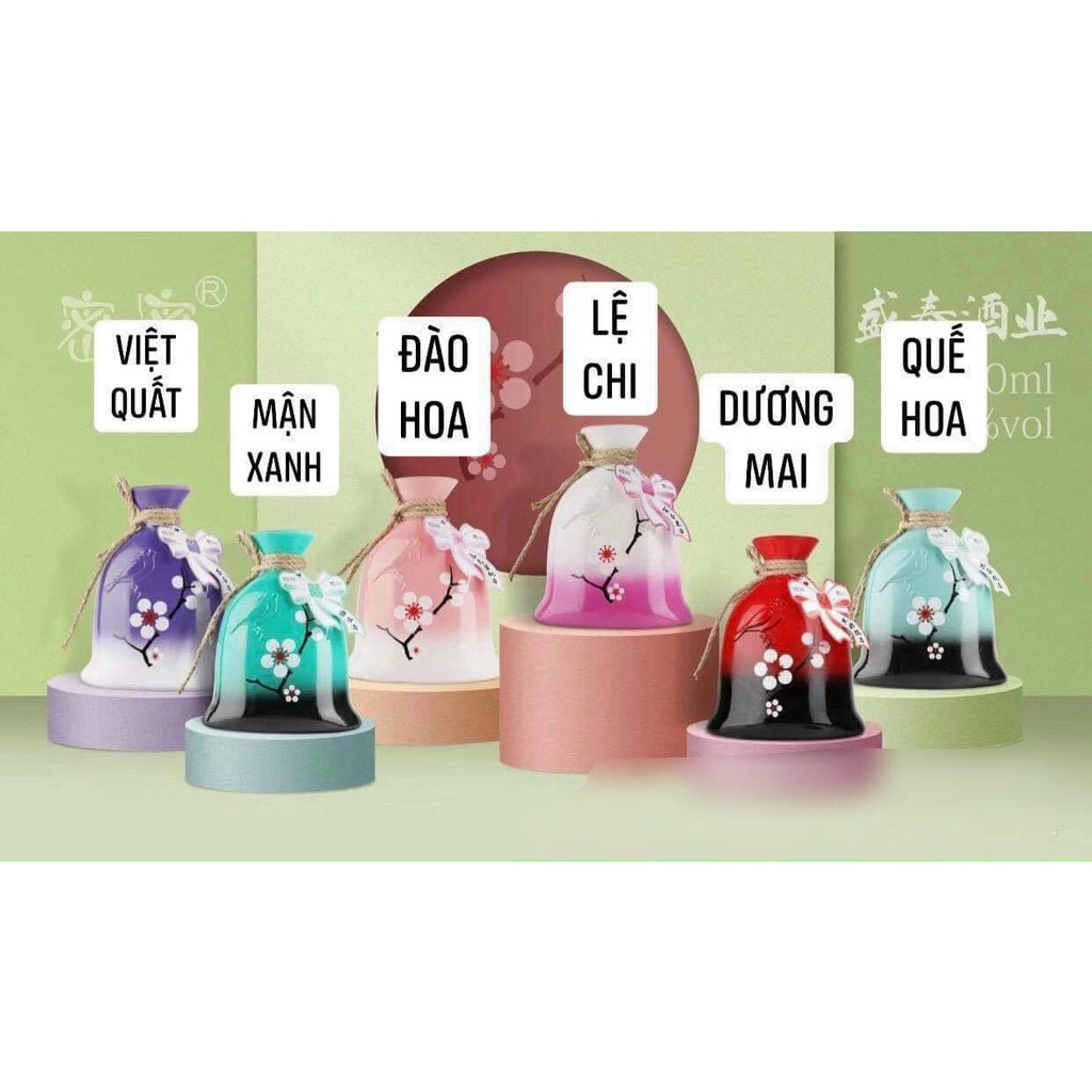 Nước Uống Trái Cây Lên Men Đủ Vị Nữ Nhi Hồng