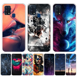 Ốp điện thoại cao su 15 mẫu họa tiết cho Samsung Galaxy M31 m 31