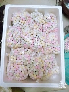 Trân châu dừa mix màu 1kg