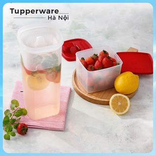 Set 2 sản phẩm Tasty Member Kit Tupperware Gồm bình Slim và hộp bảo quản thực phẩm