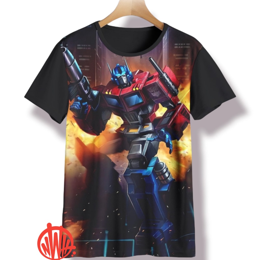 Áo Thun In Hình Transformers 3D Cá Tính Cho Bé Trai 3 4 5 6 7 8 9 10 11 12 13 14 2022 11