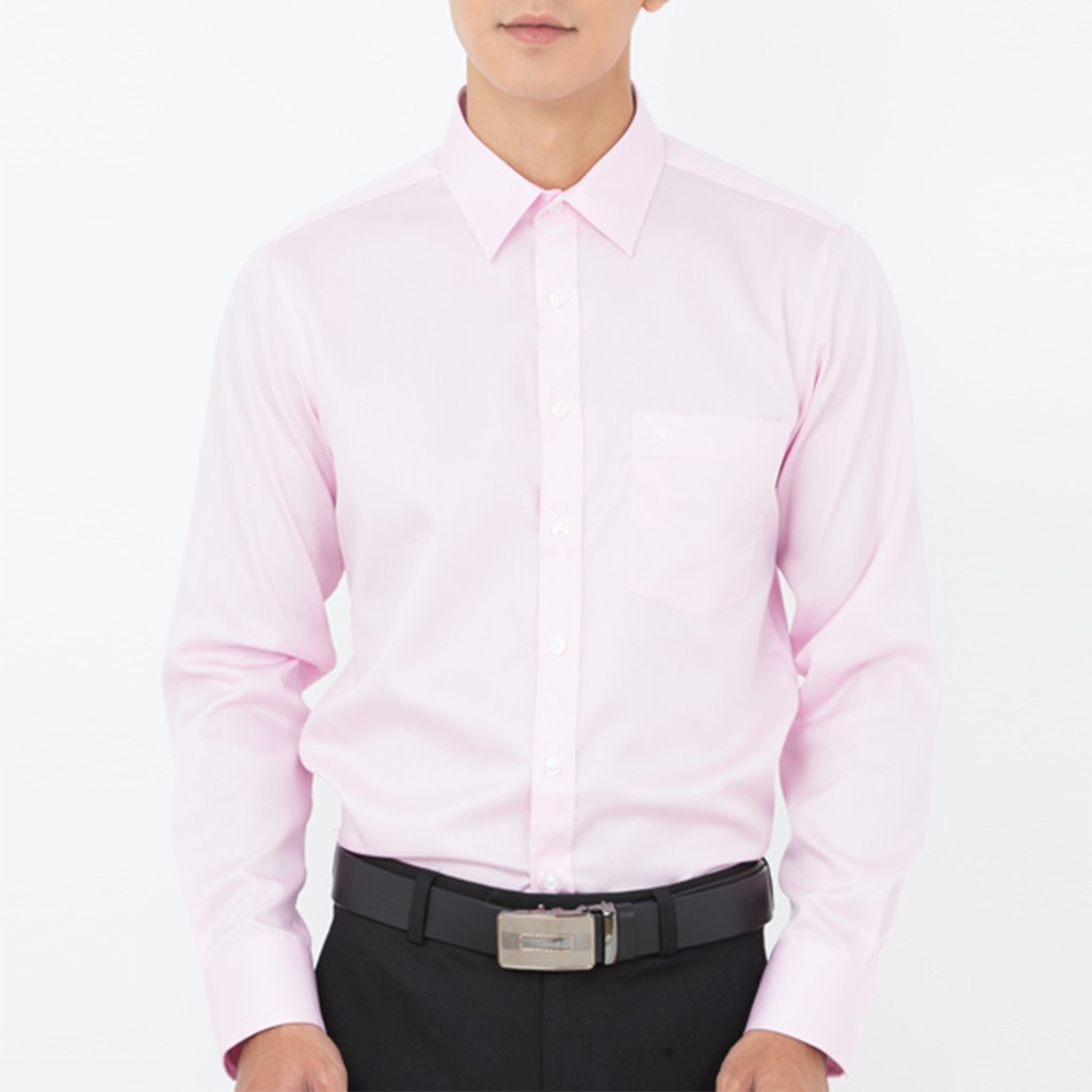 Áo Sơ Mi Nam Dài Tay Hồng Nhạt  ĐẸP, Hàng Cao cấp mềm mịn [ Giá cam kết rẻ nhất ] | BigBuy360 - bigbuy360.vn