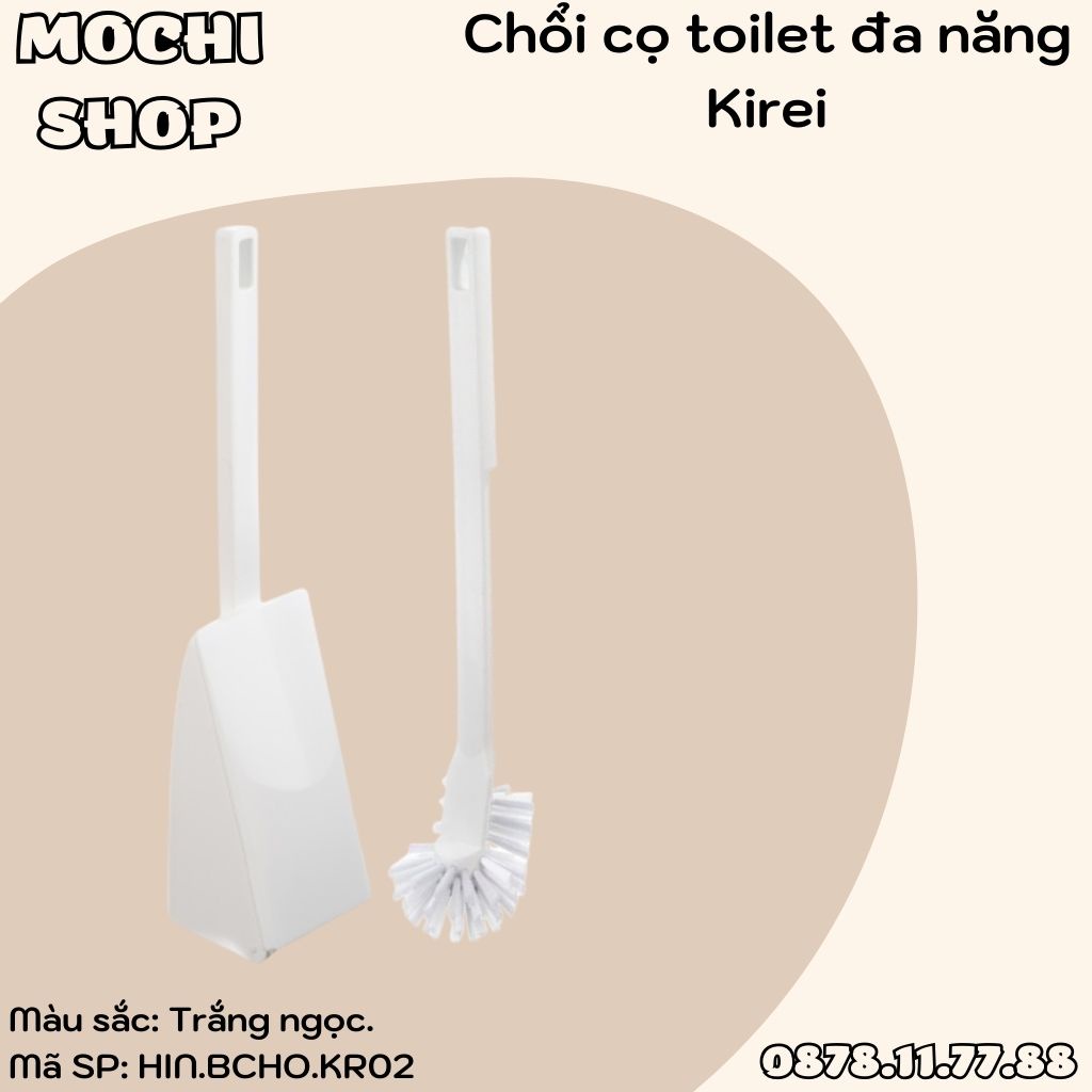 Chổi Cọ Toilet, Chổi Cọ Nhà Tắm Nhà Vệ Sinh ĐẦU TRÒN KIREI Chính Hãng Inochi