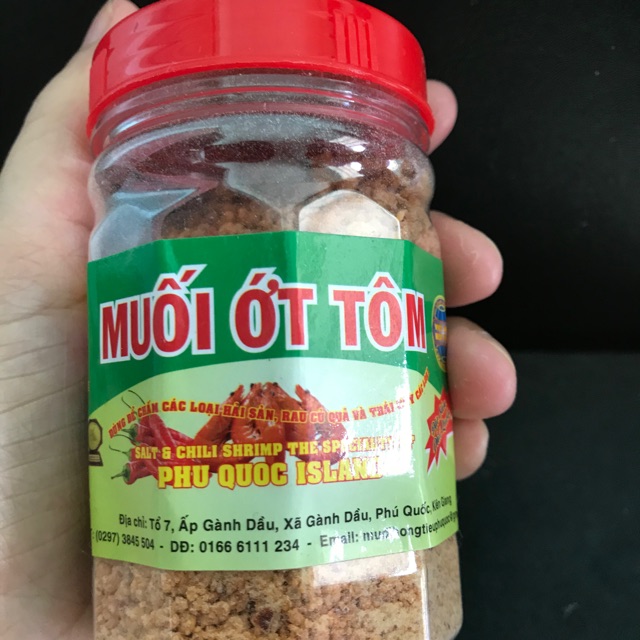 Muối ớt tôm 120g - ĐS Phú Quốc mua 10 tặng 1