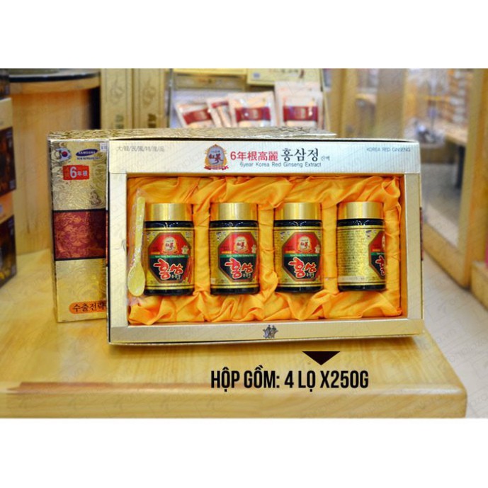 [Hàng mới về] Cao hồng sâm kanghwa hộp giấy 4 lọ * 250g | BigBuy360 - bigbuy360.vn