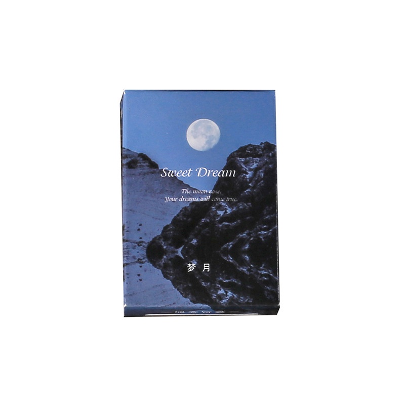 Set 30 hình dán trang trí album ảnh / nhật ký hình phong cảnh nghệ thuật