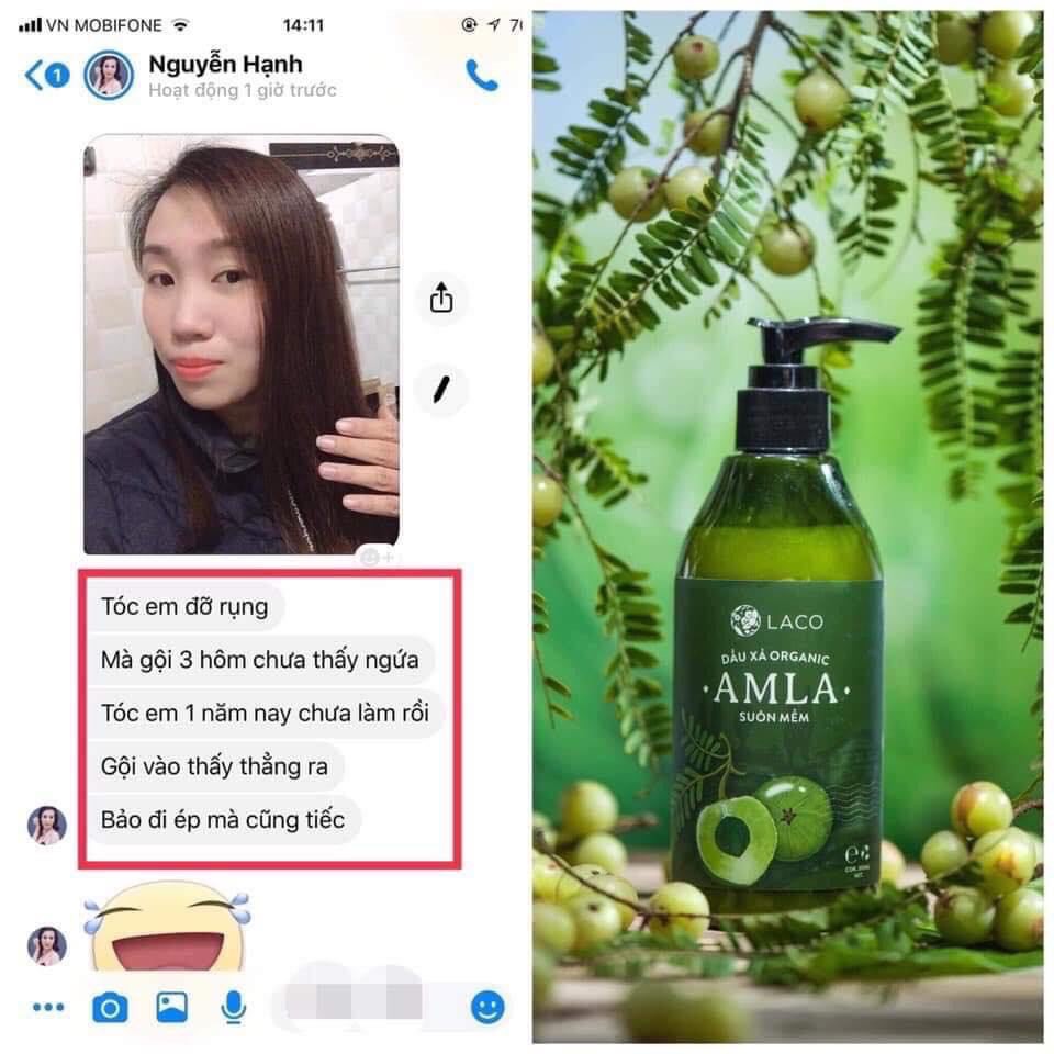 [SALE SỐC] Dầu xả Organic Amla - Mềm, mượt tóc - Chính hãng - LACO