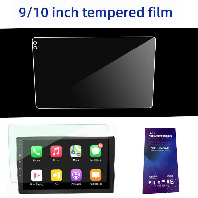 Miếng Dán Cường Lực 9''/10'' Inch Cho Máy Nghe Nhạc Xe Ô Tô | BigBuy360 - bigbuy360.vn