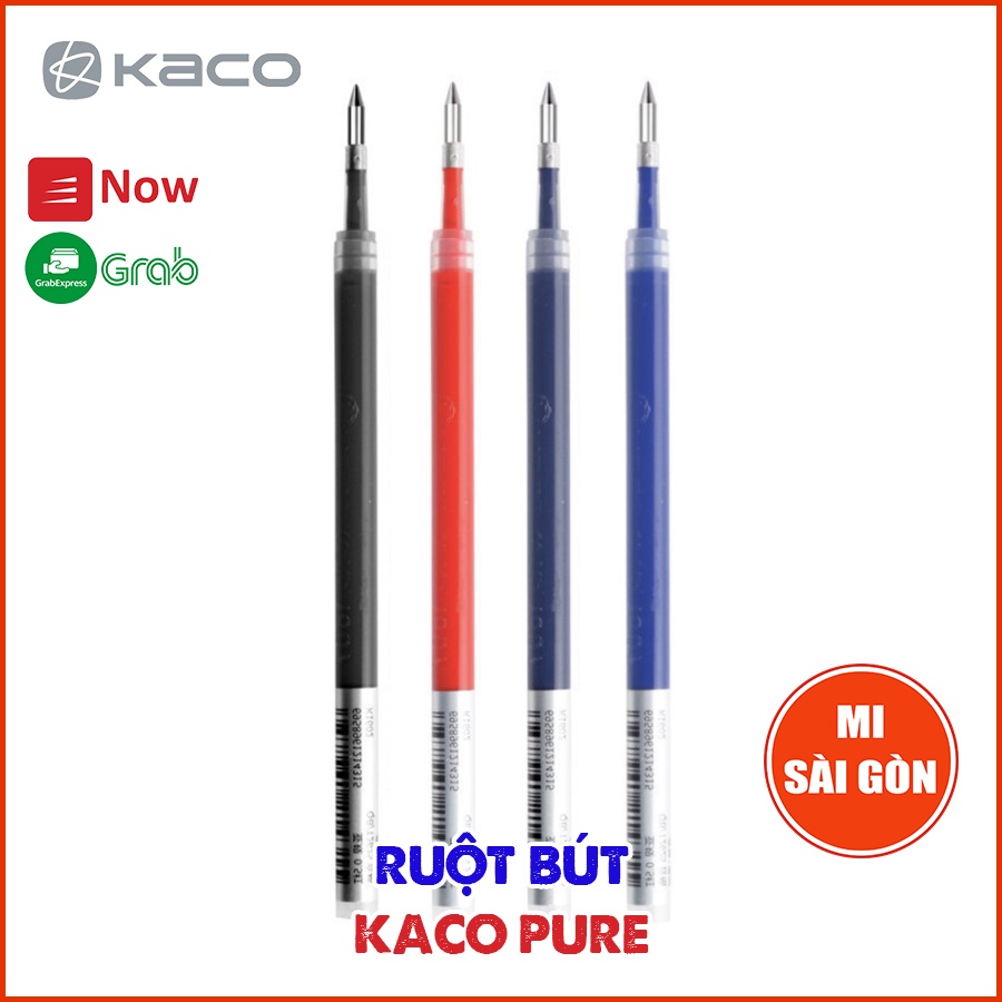 Ruột Bút Lẻ dùng cho bút gel KACO PURE Nét 0.5mm Cao Cấp