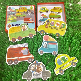 ĐỒ CHƠI GHÉP HÌNH PUZZLE 6 MẢNH (LOẠI LỚN SIÊU ĐẸP)