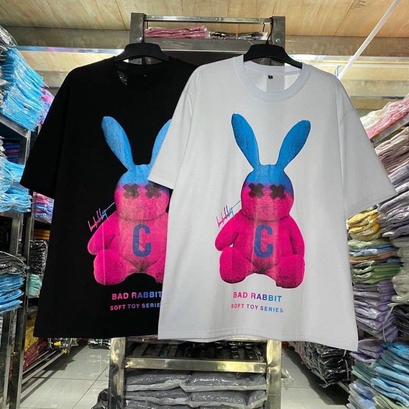 Áo phông thỏ 7 màu QC