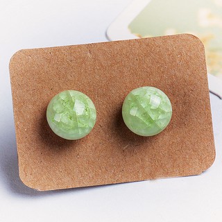 Bông tai thủy tinh nứt - TS-0044