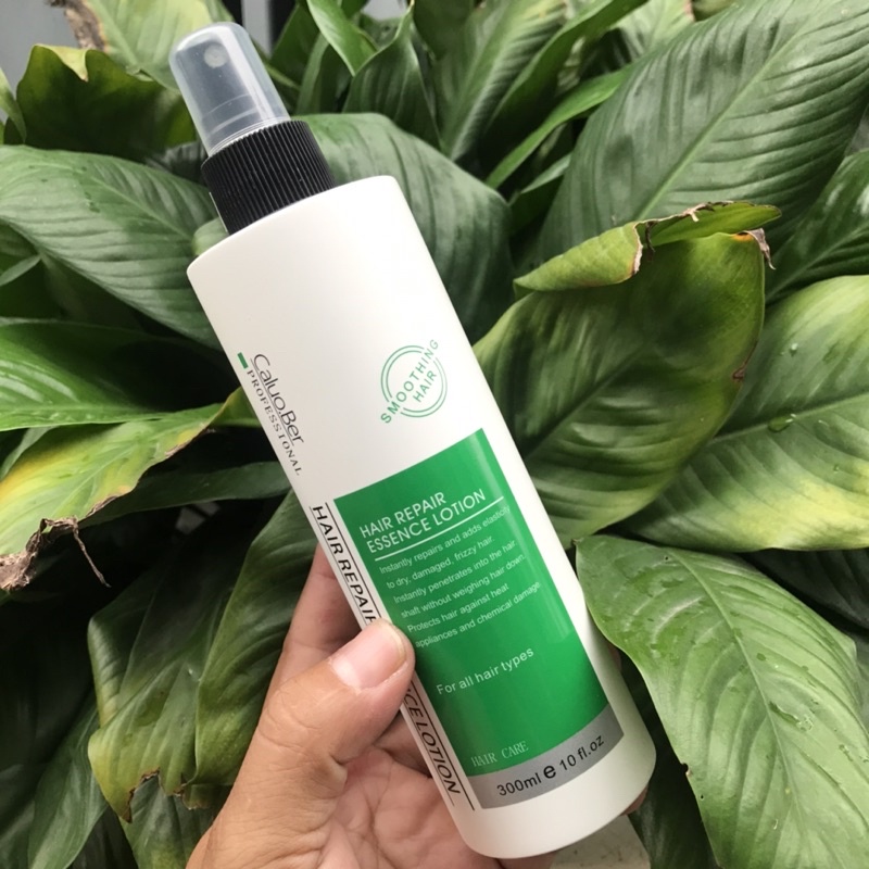 Xịt dưỡng đạm phục hồi tóc hư tổn Caluo.Ber Hair Repair Essence Lotion 300ml *NEW*