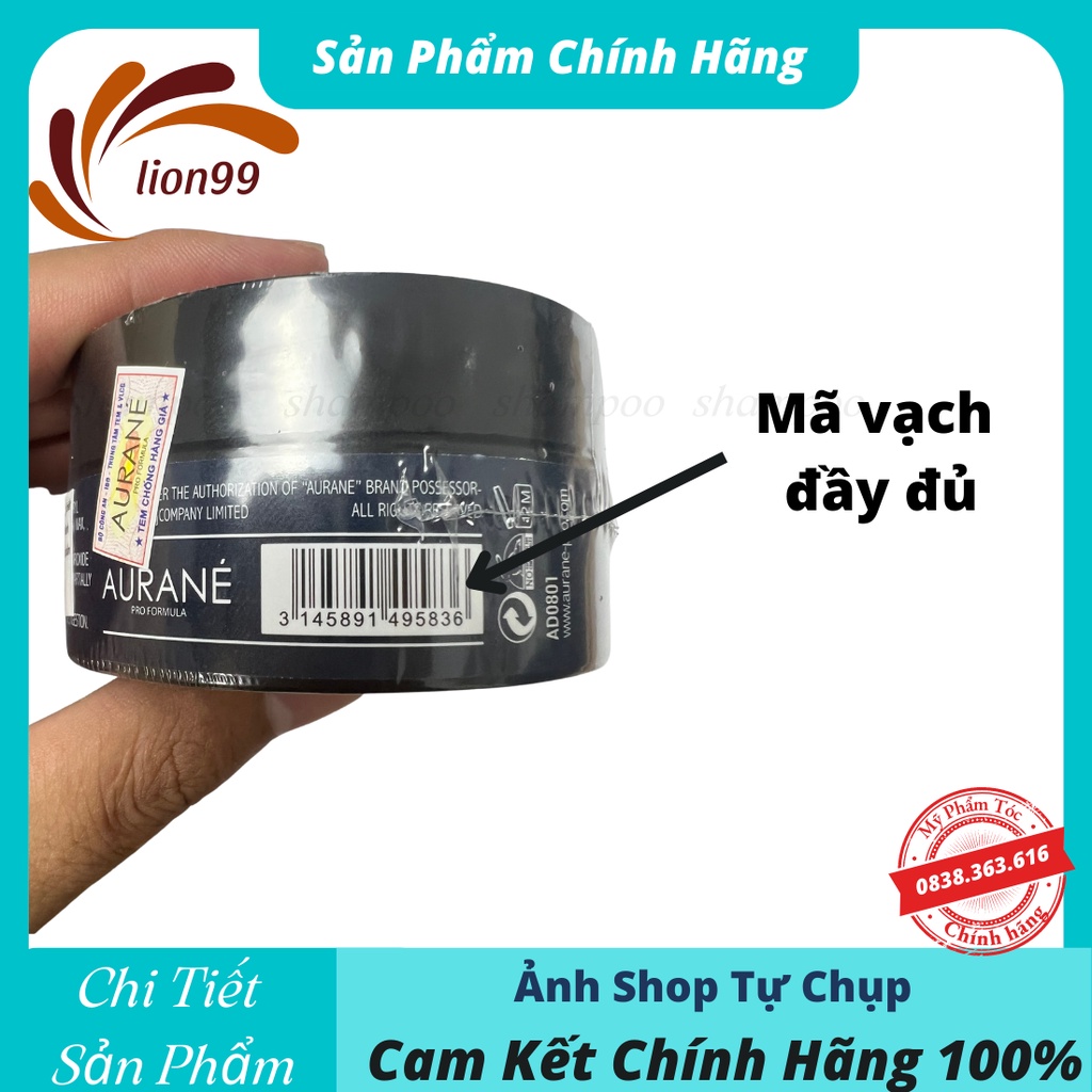 Sáp vuốt tóc AURANE cool stylish clay 80g tạo kiểu tóc hàng nhập Pháp cao cấp