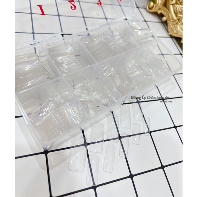 Móng up chân NGẮN &amp; DÀI 2 màu giá rẻ MaiAnhNails